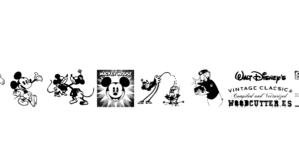 Vintage Classics Disney font thumbnail