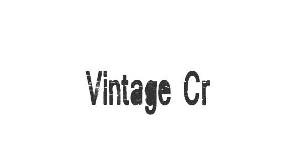 Vintage Cre font thumbnail