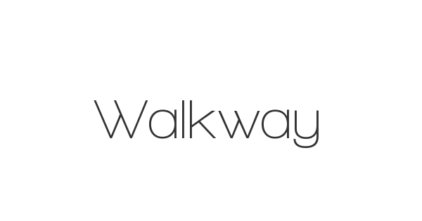 Walkway font thumbnail