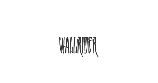 Wallrider font thumbnail