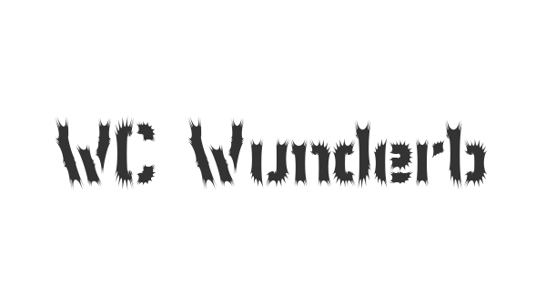 WC Wunderbach Wimpern Bta font thumbnail
