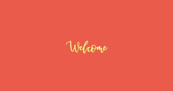 Welcome font thumbnail