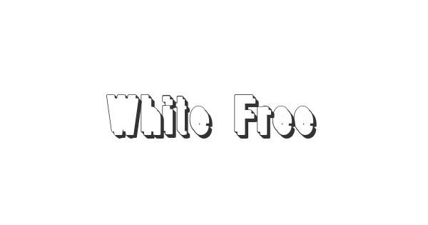 White Free font thumbnail