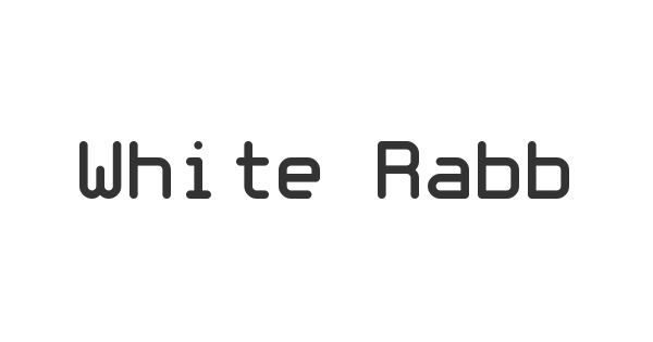 White Rabbit font thumbnail