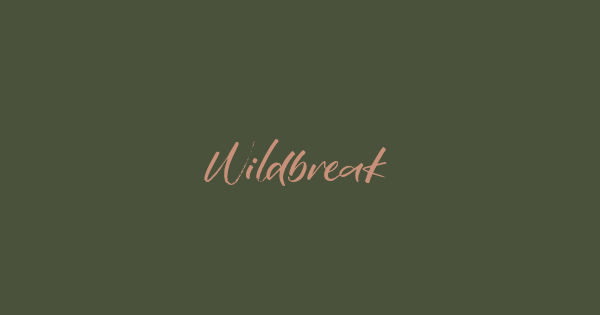 Wildbreak font thumbnail