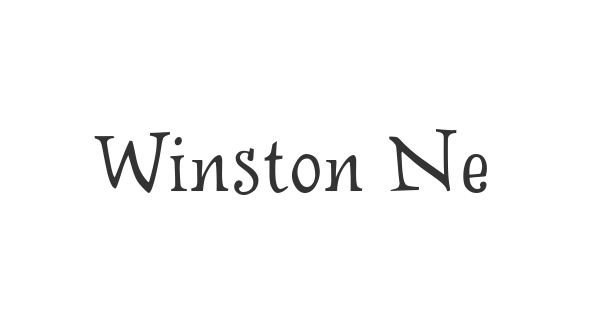 Winston Nero font thumbnail