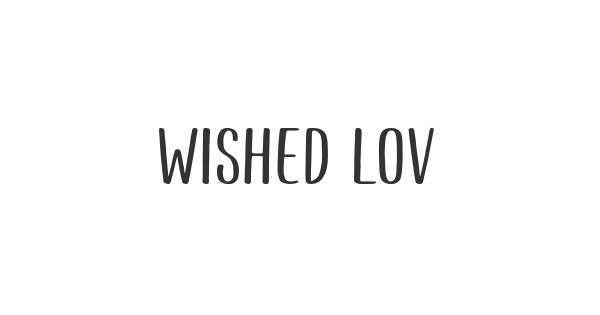 Wished Lovely font thumbnail