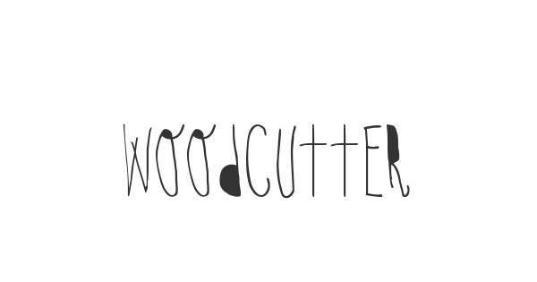 Woodcutter Hand Light font thumbnail