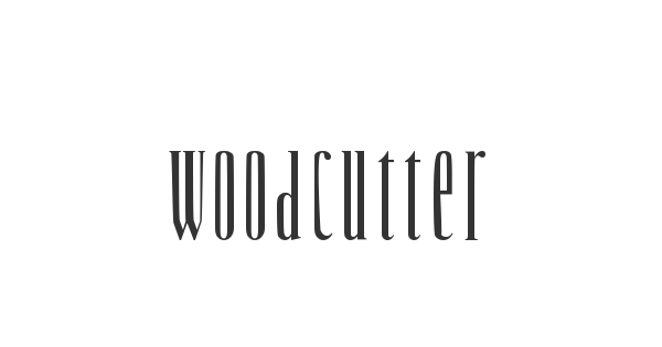 Woodcutter Jet-Set font thumbnail