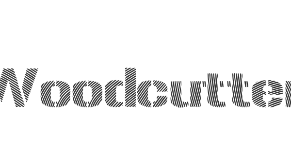 Woodcutter Optical Army font thumbnail