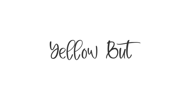 Yellow Butterfly font thumbnail
