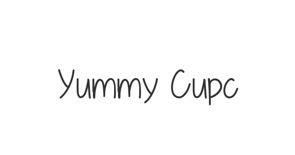 Yummy Cupcakes font thumbnail