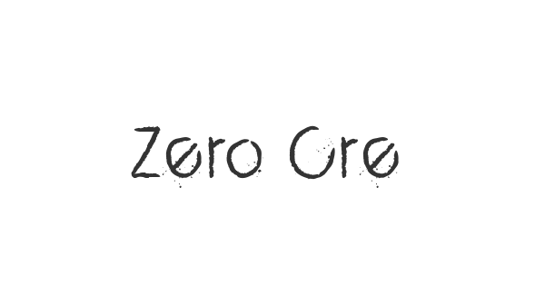 Zero Cre font thumbnail