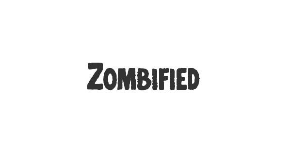 Zombified font thumbnail