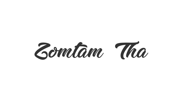 Zomtam Thai font thumbnail